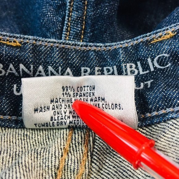 Banana Republic Urban Boot Cut Jeans Stretch Dark 2 - Picture 5 of 10
